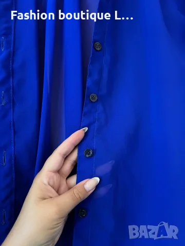 Ярко синя риза с копчета M / L размер 💙, снимка 3 - Ризи - 56299057