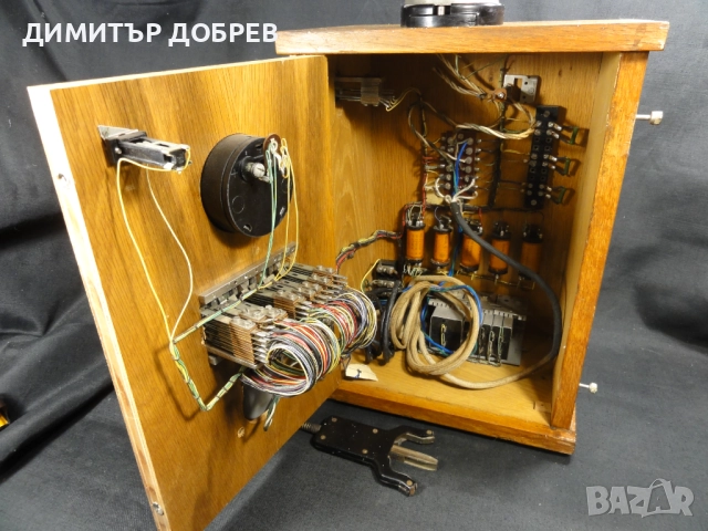 СТАР РЕТРО СОЦ НРБ ТЕЛЕФОН С ШАЙБА ТЕЛЕФОННА ЦЕНТРАЛА, снимка 5 - Антикварни и старинни предмети - 51798780