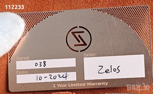 ЦЕНА САМО ЗА ДНЕС !!! Zelos Swordfish 40mm SS 'Crimson Red' , снимка 10 - Мъжки - 48153431