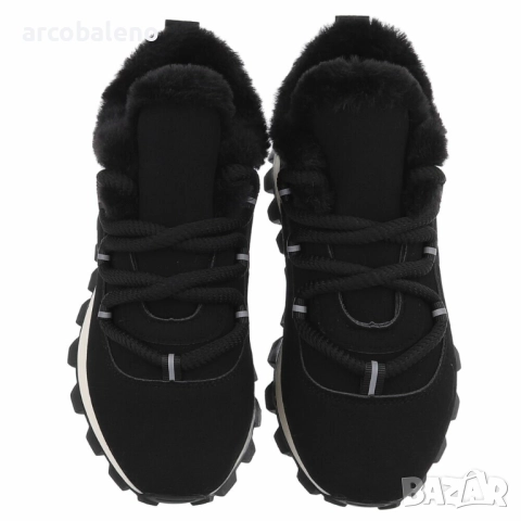 Дамски ниски зимни маратонки, 3цвята 3цвята , снимка 10 - Маратонки - 51841279