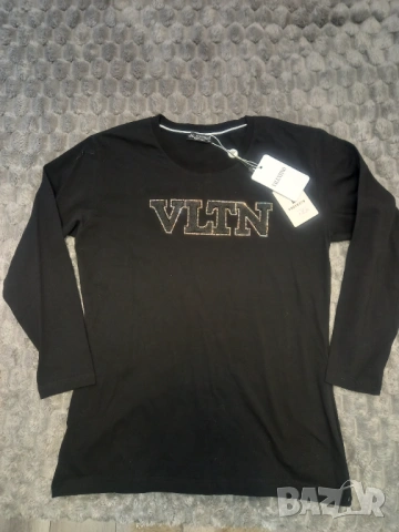 Дамска блуза с камъчета - размер Л/ХЛ