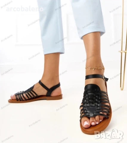 Дамски плоски римски сандали Everlay, 2цвята , снимка 7 - Сандали - 50823718