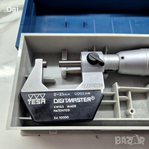 Микрометър TESA , снимка 2 - Шублери - 53376260