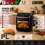 Air Fryer фурна с горещ въздух Stella Power Air Fryer Oven – 12 литра, 1800W Код P2989, снимка 3