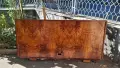 Уникални орехови пана 180 см – старо масивно легло, снимка 1