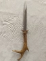 Продавам нож, направен от щик на "Манлихера" с дръжка от рог на сръндак., снимка 2