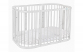 Кошара за Бебе Смарт 7в1 с Матрак - Цвят Бяла, снимка 6