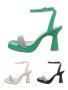 Дамски сандали на висок ток, 3цвята - 023, снимка 1