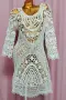 Chela collection M Бяла ажурена рокля , снимка 6