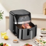 HOCO Air Fryer 8L – Сензорен екран – 1700W – Черен – Ново, снимка 5