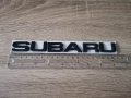 черен надпис емблема Субару Subaru, снимка 2