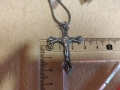 Сребърен синджир с Кръст(383), снимка 5