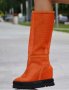Летни ботуши - оранжеви с черно ходило - BL650, снимка 2