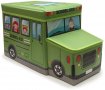 Детски автобус за игра сгъваема табуретка