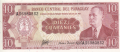 10 гуарани 1952, Парагвай, снимка 1 - Нумизматика и бонистика - 36201671
