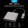 Хъб USB C към HDMI адаптер, Type C to HDMI 4К, USB 3.0 and Type C PD, снимка 7