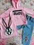 Детски комплект от 2 части Bugs Bunny, снимка 1 - Детски комплекти - 42678437