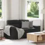 vidaXL Двуместен диван, черен, 160x81x84 см, изкуствена кожа（SKU: 4105337）, снимка 2