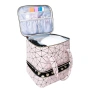 4651 Професионален розов куфар за лакове и инструменти – Компактен органайзер на две нива, снимка 3
