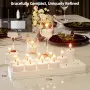 Акумулаторни безпламъчни чаени свещички със зарядна станция, дистанционно, 12 броя, снимка 7