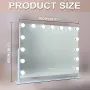 Fenair Hollywood огледало за грим с LED, USB и 360° въртене, снимка 3