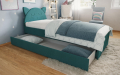 Комплект за детска стая - Единично легло+ матрак ,разтегателен диван, снимка 1 - Мебели за детската стая - 44728756