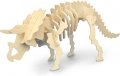 3D дървен пъзел: Динозавър Трицератопс - 3Д пъзели, снимка 1 - Игри и пъзели - 39323463