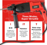Amtech Ударна бормашина, с кабел 2,4 м, 3 режима,(230V, 620W, 1250RPM), снимка 2