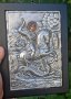 Голяма сребърна икона Свети Георги проба 925, снимка 1 - Икони - 41929834