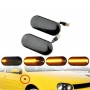 Динамични мигачи за огледала за VW Golf 3 4 Passat Seat Skoda, снимка 2