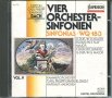 Vier Orchester - Sinfonien-Sinfonias Wq 183, снимка 1 - CD дискове - 34585428