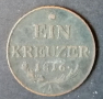 Австрия 1 кройцер 1816 А с244