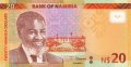 ❤️ ⭐ Намибия 2022 20 долара UNC нова ⭐ ❤️, снимка 2