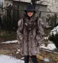Saga Fox манто сребърна лисица размер 38 налично, снимка 9