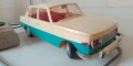 Стара играчка WARTBURG 353 DDR GDR PIKO ANKER 1/15, снимка 2