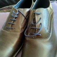 Paul Hunter маркови обувки естествена кожа UK10.5-11 EU №45 295cm стелка чисто нови, снимка 2 - Официални обувки - 41577159