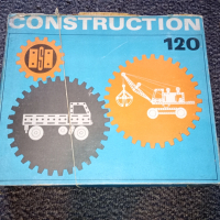 Construction 120 метален конструктор комплект 98% 1968г., снимка 4 - Антикварни и старинни предмети - 44585945