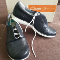Clarks - оригинални нови дамски обувки от естествена кожа, снимка 1 - Дамски ежедневни обувки - 36320238