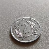 2 цента 2002 Източни Кариби, снимка 1 - Нумизматика и бонистика - 41375422