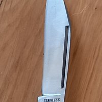 Джобен нож с рогови чирени , снимка 3 - Ножове - 38740981