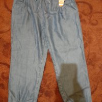 Дънков летен панталон - нов, с етикет!, снимка 1 - Детски панталони и дънки - 42614812