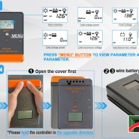 Соларен контролер 20А MPPT с вход до 60v Висок КЛАС  МППТ mppt 20A, снимка 4 - Къмпинг осветление - 41684732