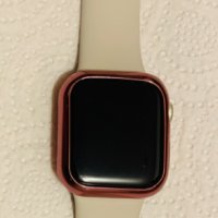 Kейс за Apple Watch, Нови -  силиконови, 2 бр - 1бр-41мм, цвят сребро и 1бр-40мм,цвят розов, снимка 4 - Смарт часовници - 41182616