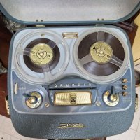 Антикварен немски ролков магнетофон Grundig TK 20, снимка 7 - Антикварни и старинни предмети - 39565433