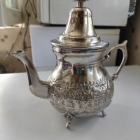Мароканска кана за чай от месинг, снимка 1 - Сервизи - 41656577