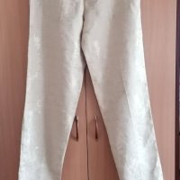 Дамски модерен летен панталон 100% лен, снимка 1 - Панталони - 41646615