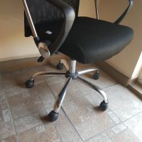Офис стол с метална кръстачка., снимка 8 - Столове - 41677039