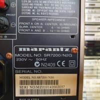 Ресийвър Marantz SR7200 Работи на радио и оптични / цифрови входове и коаксиален вход. Аналоговите в, снимка 13 - Ресийвъри, усилватели, смесителни пултове - 41454574