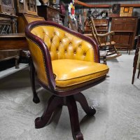 Кресло в стил Честърфийлд (рядък модел), снимка 2 - Дивани и мека мебел - 42606939