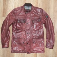 Belstaff Trialmaster Panther Мъжко Кожено яке размер  IT 48 RRP $1795, снимка 2 - Якета - 39757141